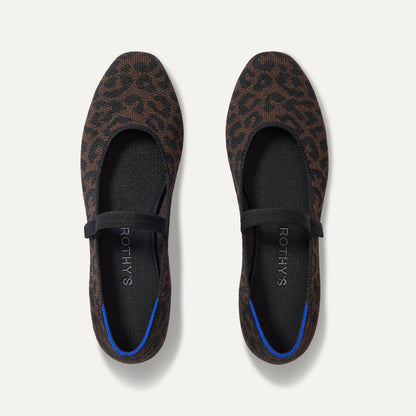 Rothy's The Square Mary Jane in Classic Cheetah
