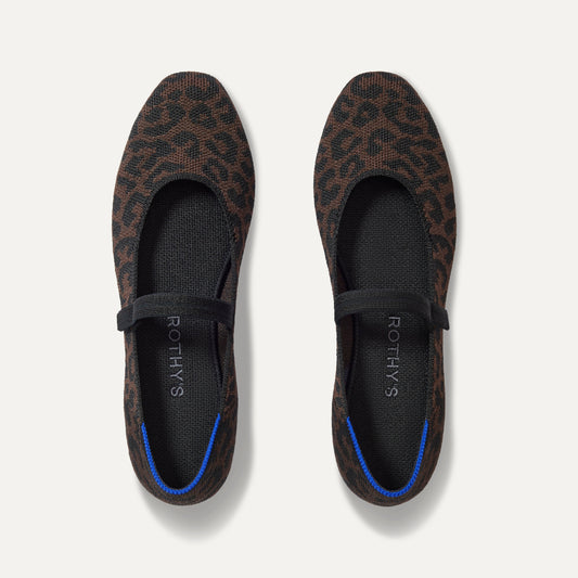 Rothy's The Square Mary Jane in Classic Cheetah