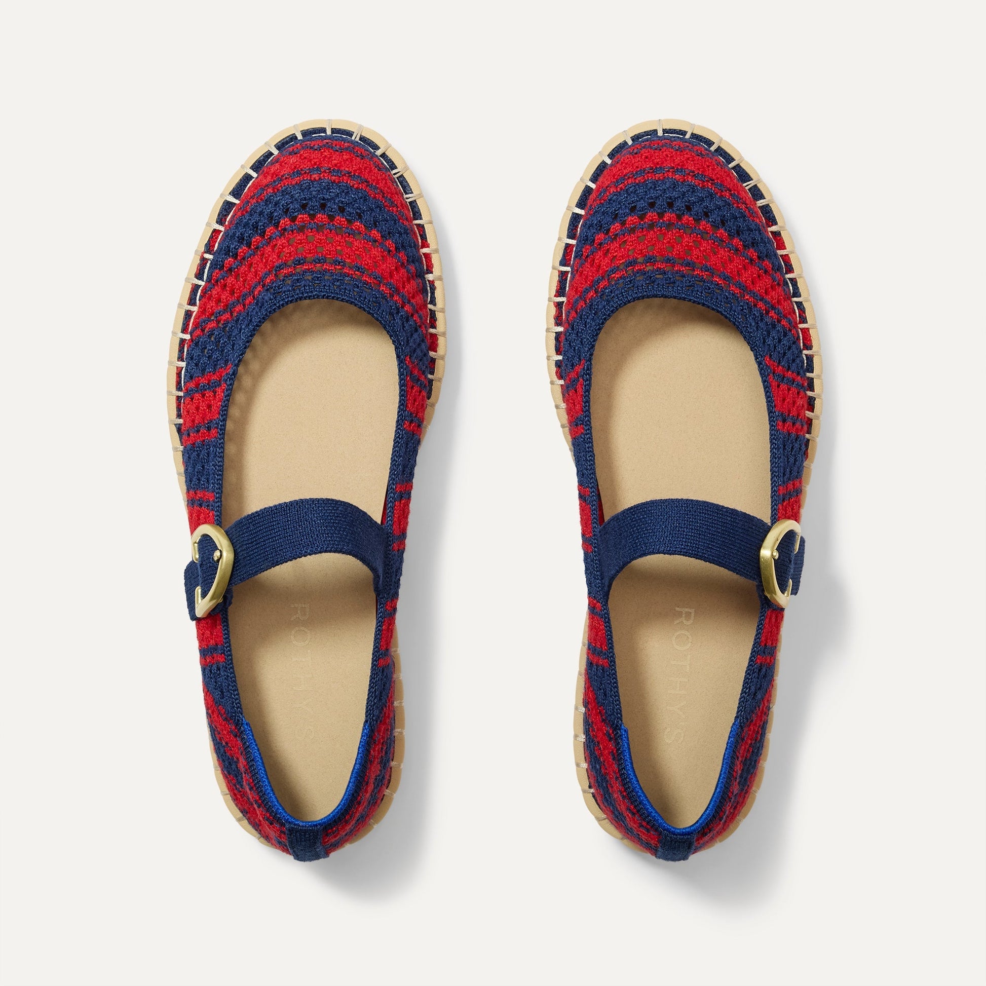 Rothy's The Espadrille Mary Jane in Cherry Tide