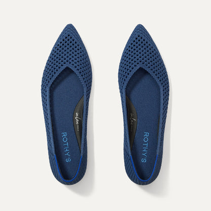 Rothy's The Point II in Deep Sea Mesh