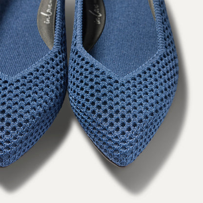 Rothy's The Point II in Deep Sea Mesh