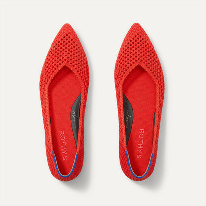 Rothy's The Point II in Poppy Mesh