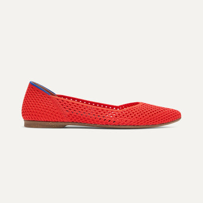 Rothy's The Point II in Poppy Mesh