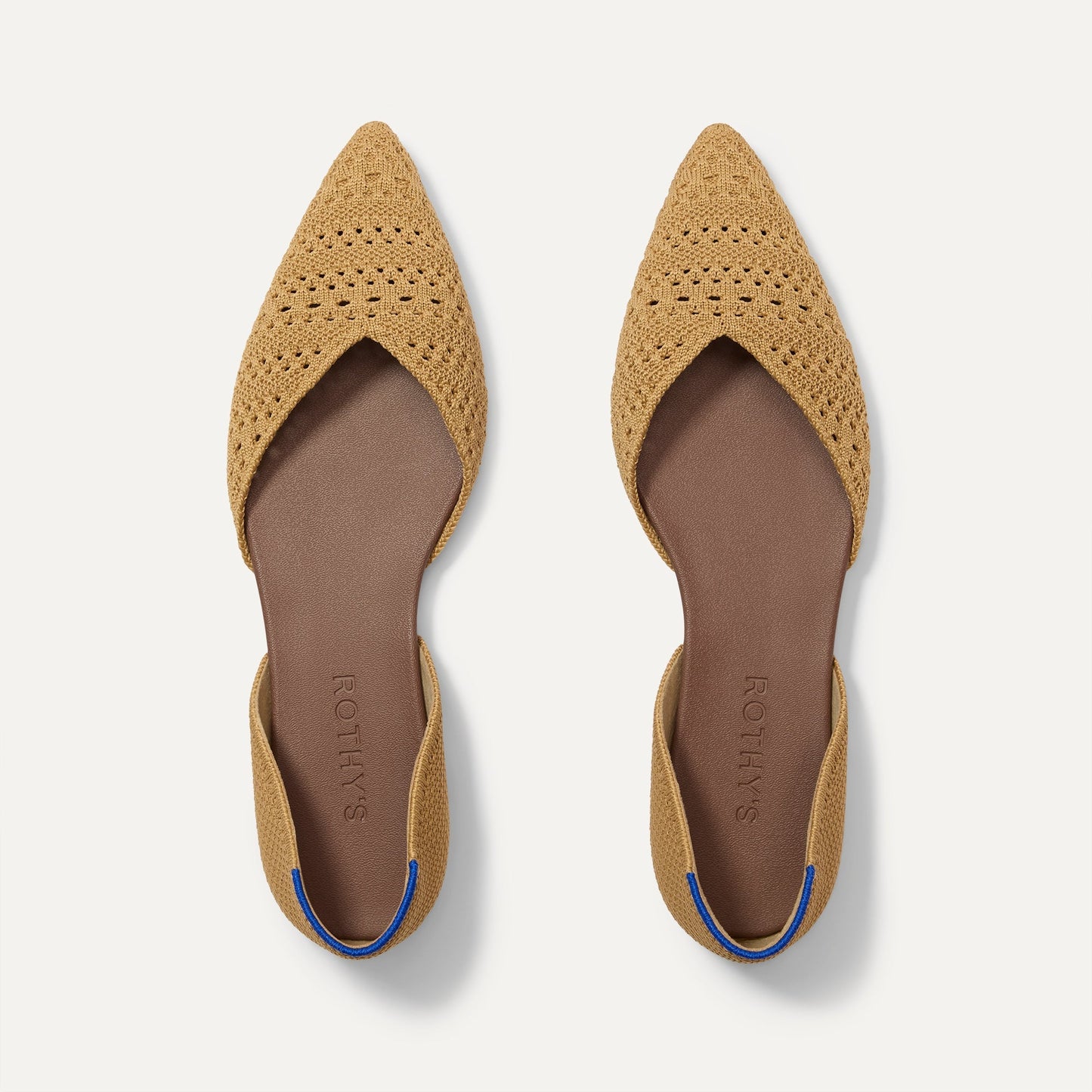 Rothy's The D'Orsay Point in Camel Crochet
