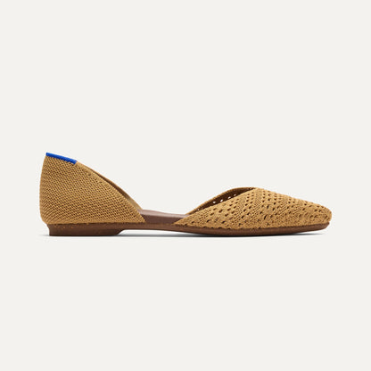 Rothy's The D'Orsay Point in Camel Crochet