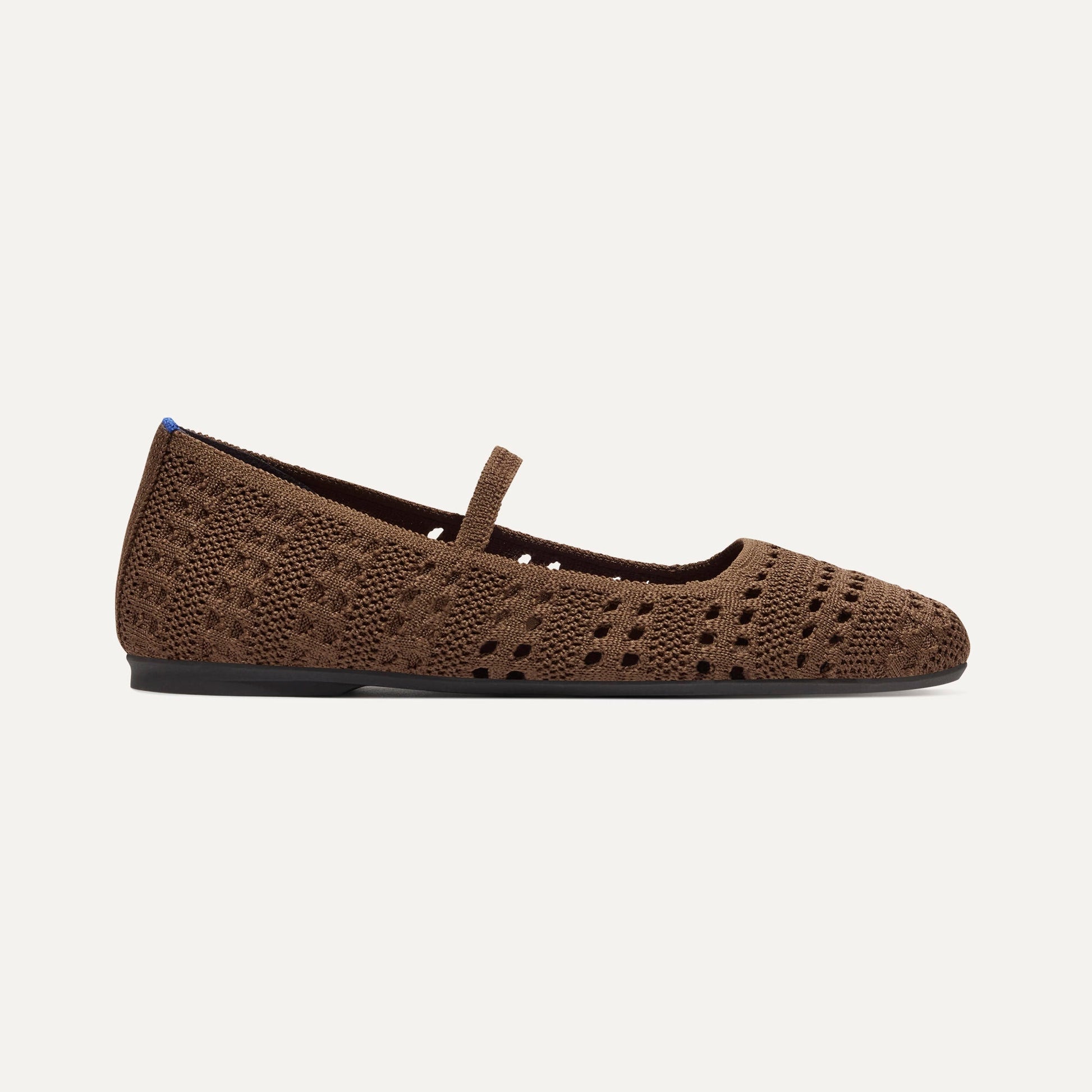 Rothy's The Max Square Mary Jane in Cinnamon Crochet