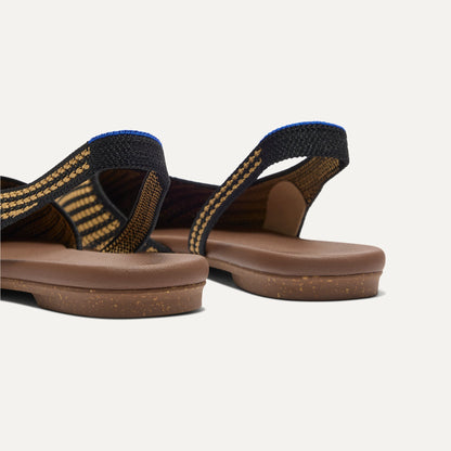 Rothy's The Almond Slingback in Butterscotch Stripe