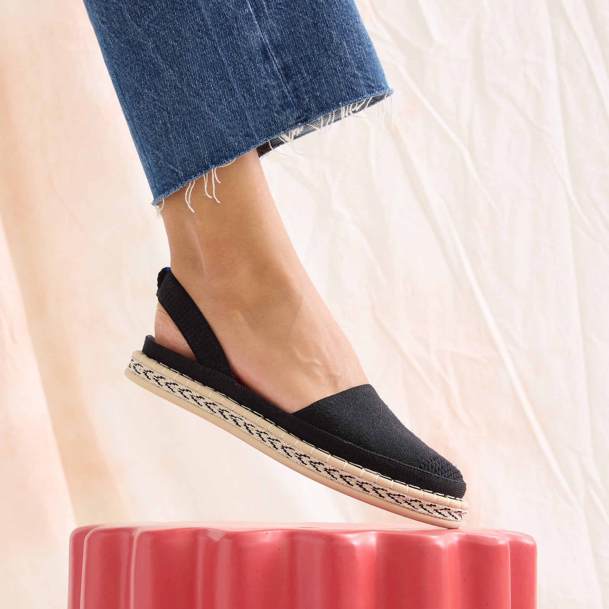 Rothy's The D'Orsay Espadrille in Black