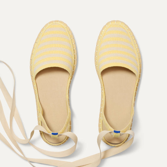 Rothy's The D'Orsay Espadrille in Sunshine Stripe