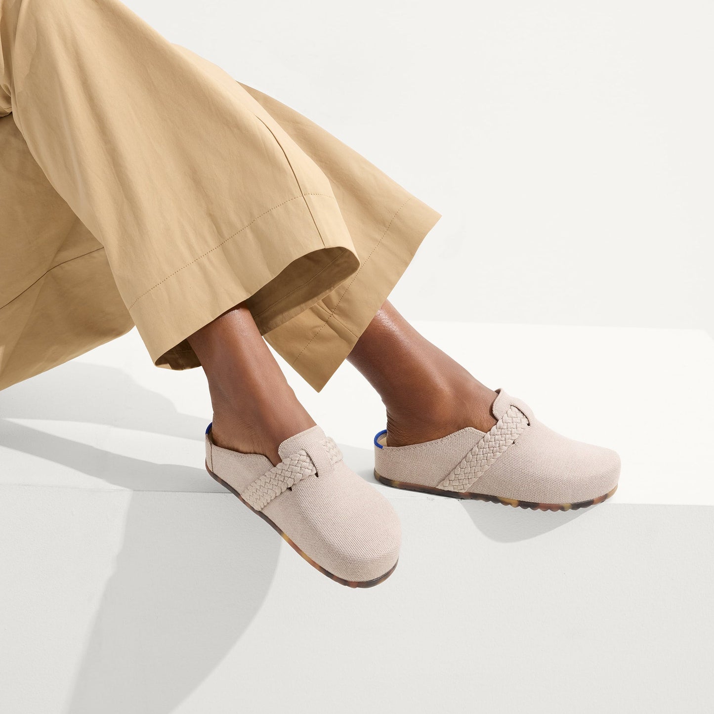 Rothy's The Braid Clog in Dove
