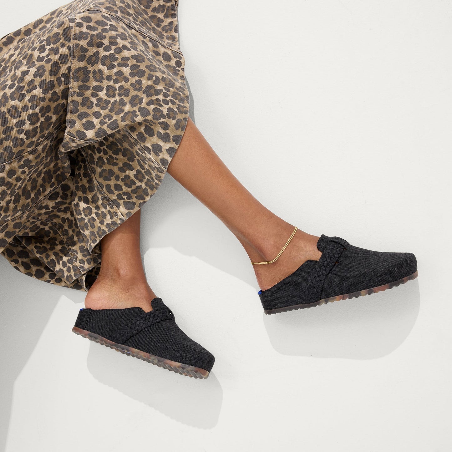 Rothy's The Braid Clog in Black