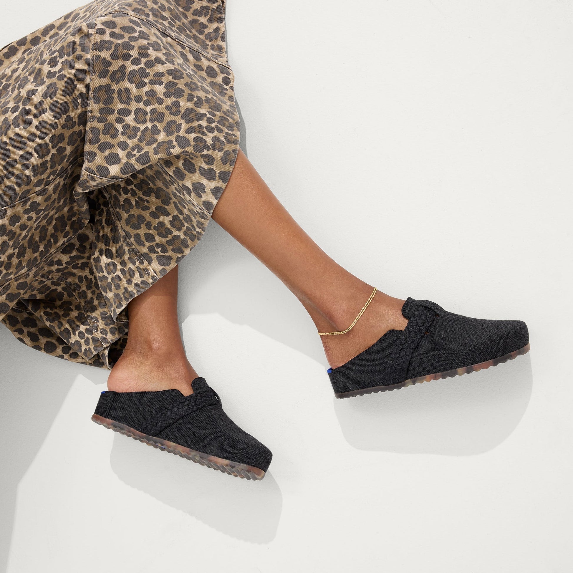 Rothy's The Braid Clog in Black