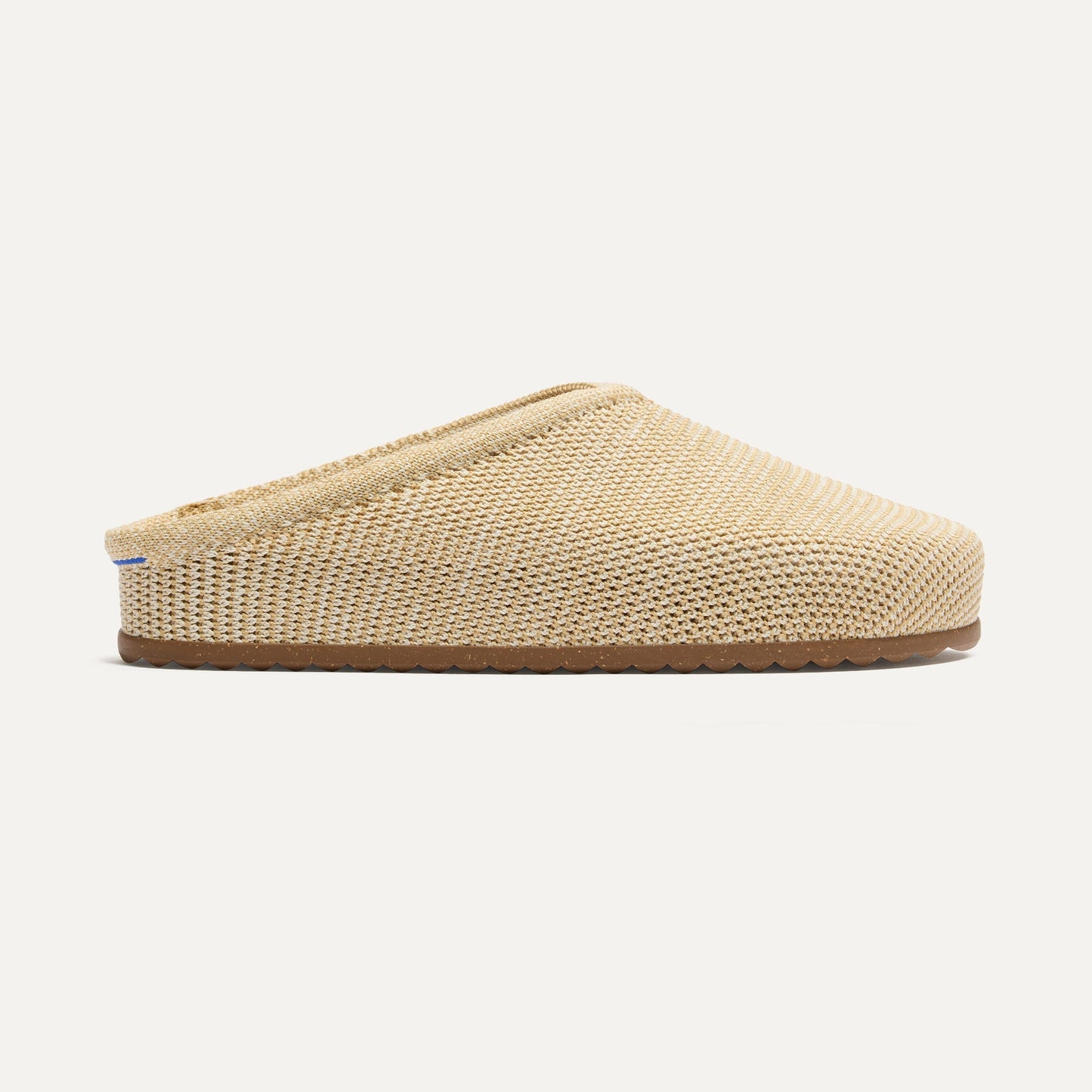 Rothy's The Casual Clog in Pelican Raffia-Knit