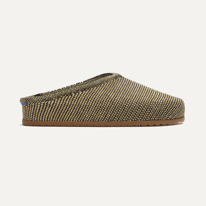 Rothy's The Casual Clog in Toffee Raffia-Knit