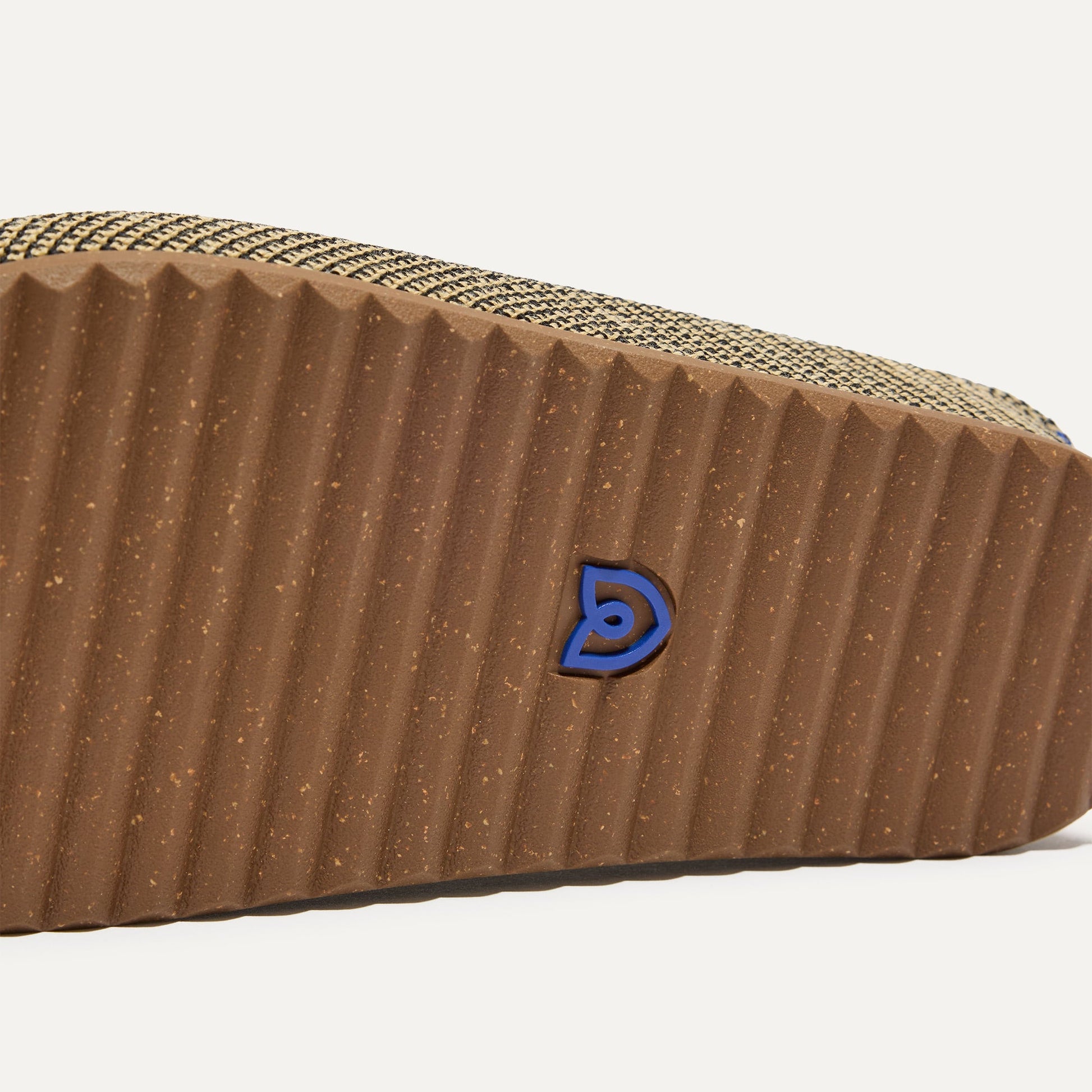 Rothy's The Casual Clog in Toffee Raffia-Knit