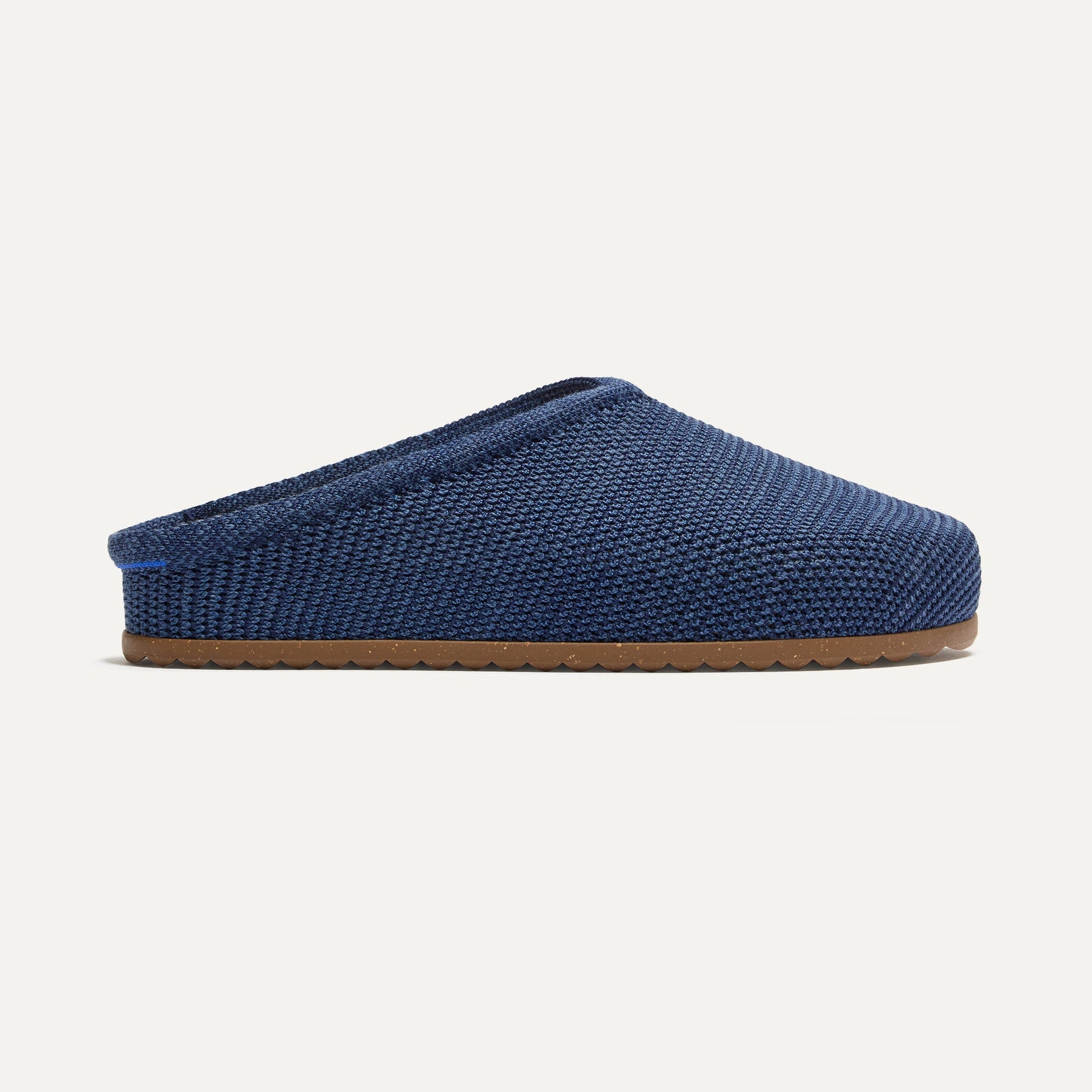 Rothy's The Casual Clog in Blue Raffia-Knit
