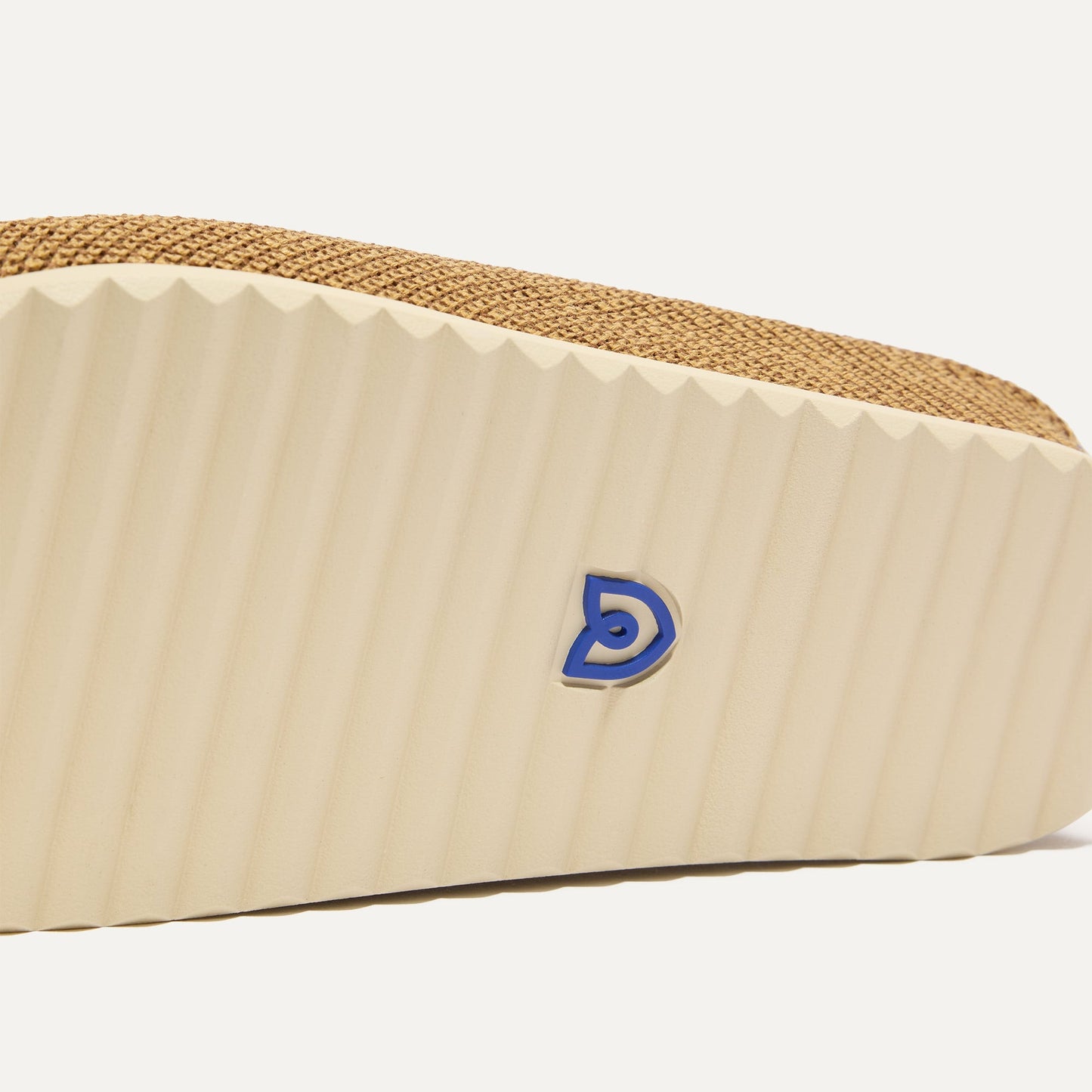 Rothy's The Casual Clog in Wheat Raffia-Knit