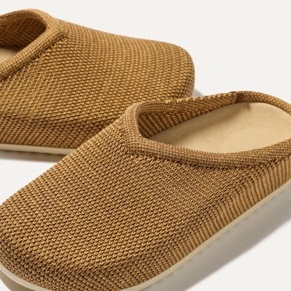 Rothy's The Casual Clog in Wheat Raffia-Knit