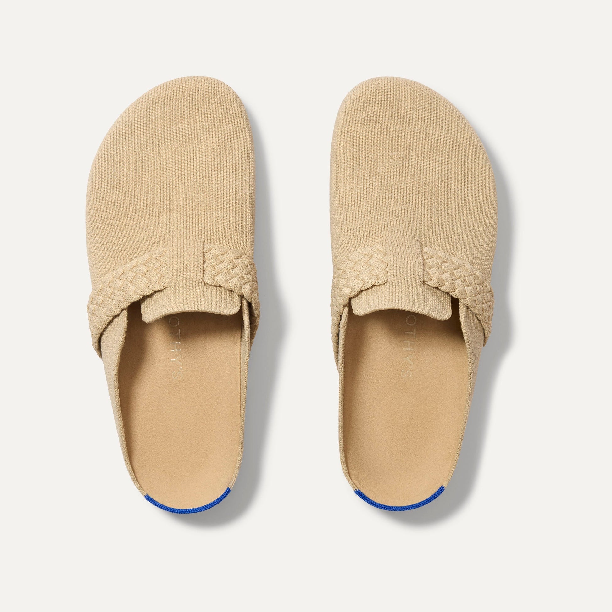 Rothy's The Braid Clog in Wheat