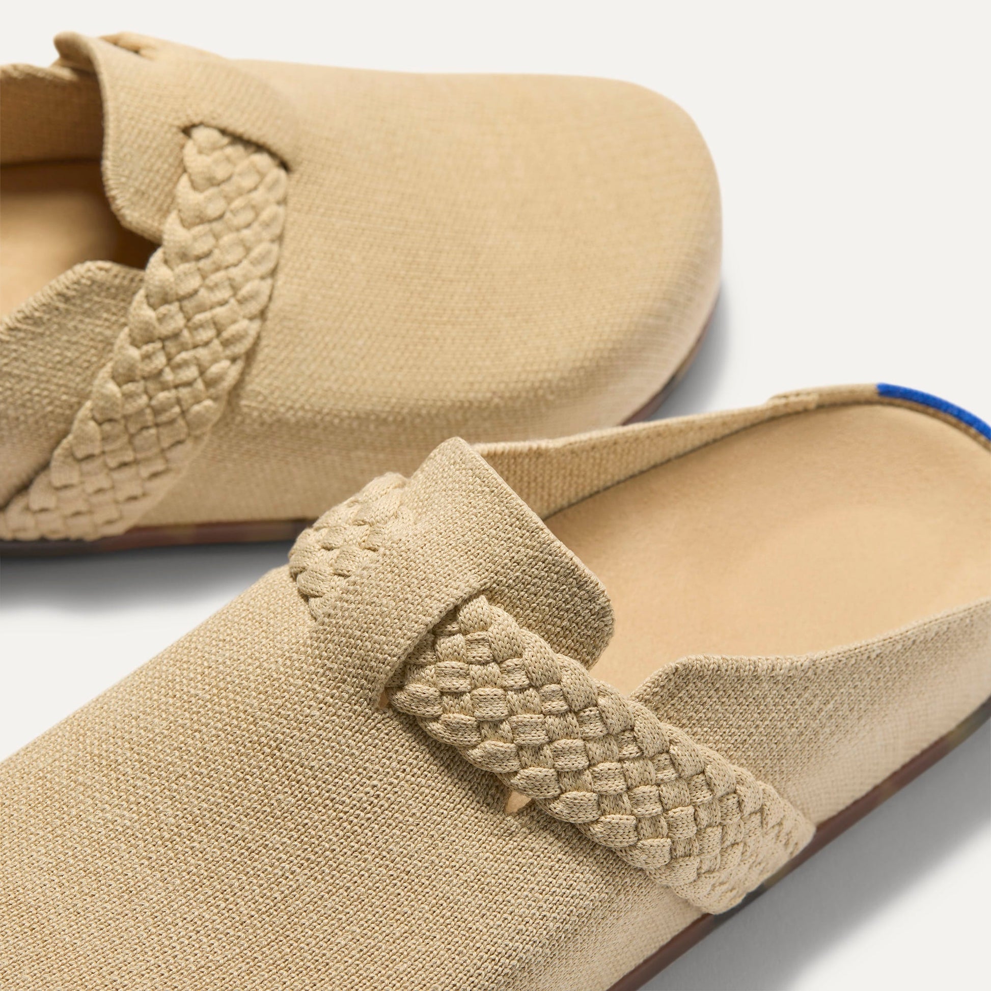 Rothy's The Braid Clog in Wheat