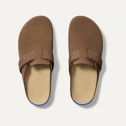 Rothy's The Braid Clog in Acorn