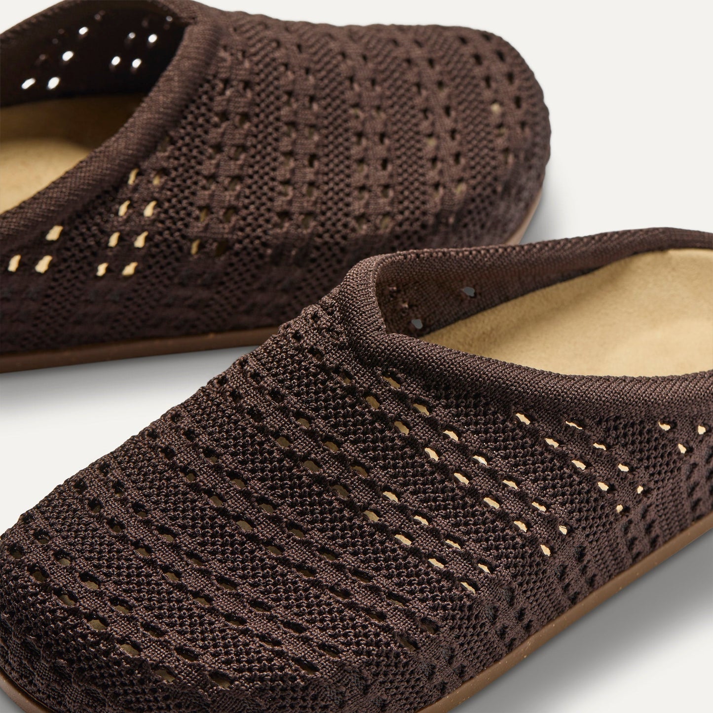 Rothy's The Casual Clog in Chocolate Crochet