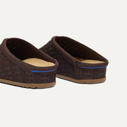 Rothy's The Casual Clog in Chocolate Crochet