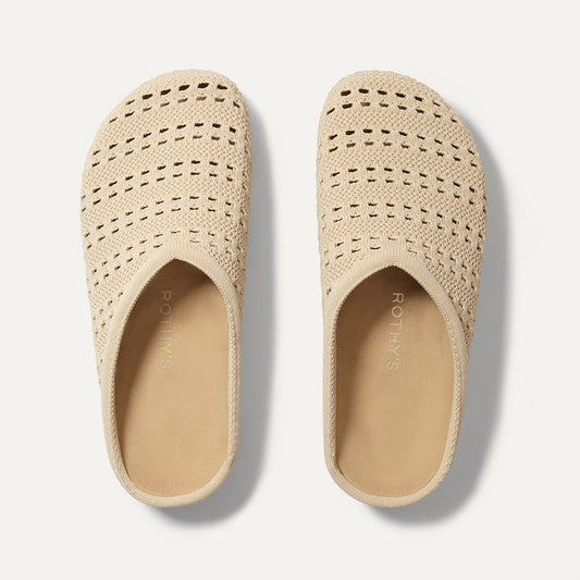 Rothy's The Casual Clog in Powder Crochet