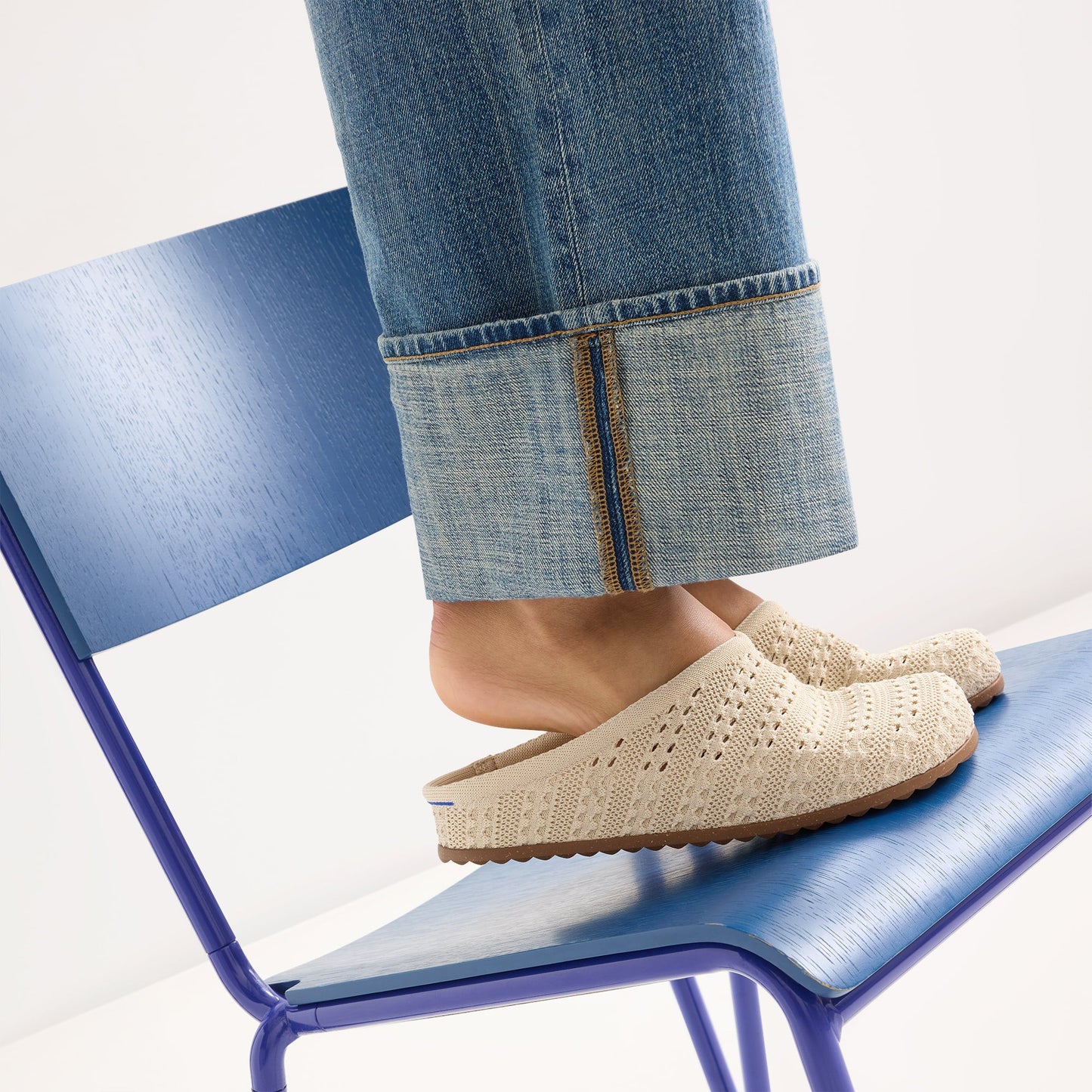 Rothy's The Casual Clog in Powder Crochet