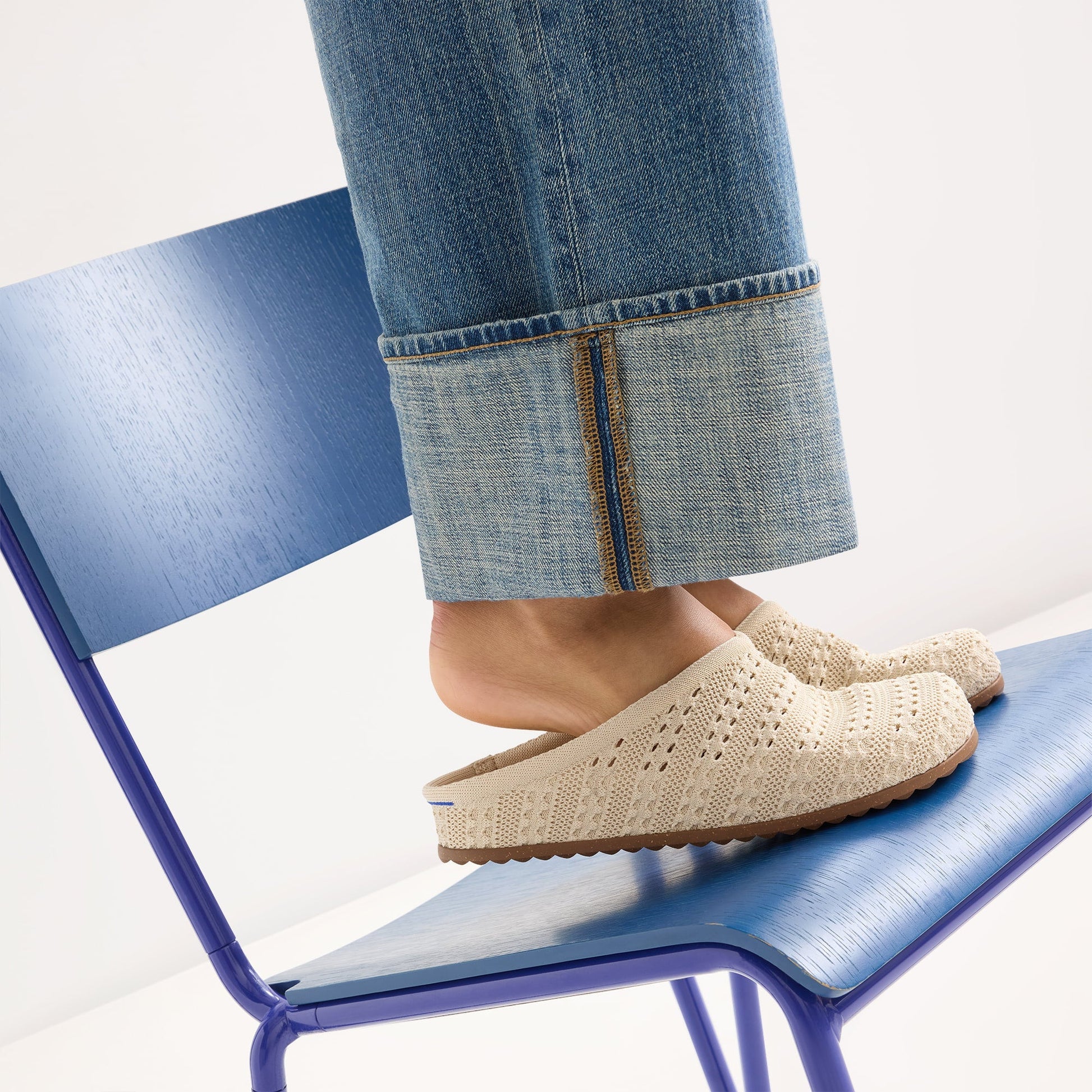 Rothy's The Casual Clog in Powder Crochet