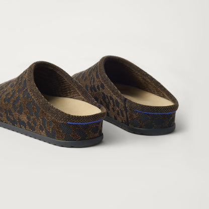 Rothy's The Casual Clog in ReVelvet™ Cheetah