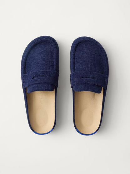 Rothy's Women's Penny Clog in ReVelvet™ Navy