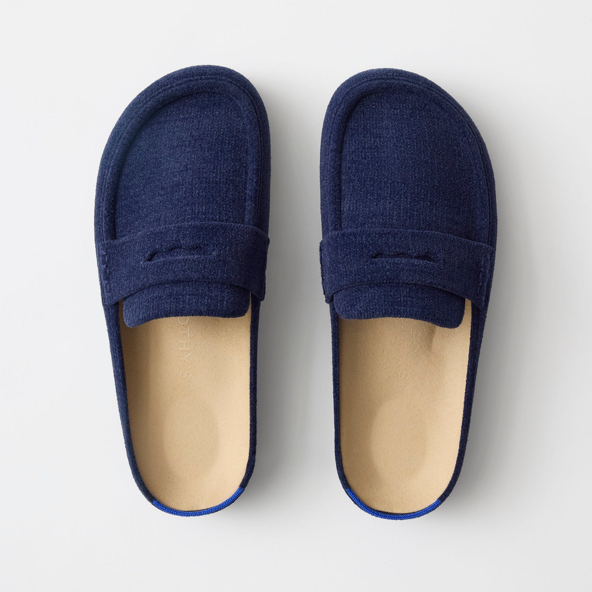 Rothy's Women's Penny Clog in ReVelvet™ Navy