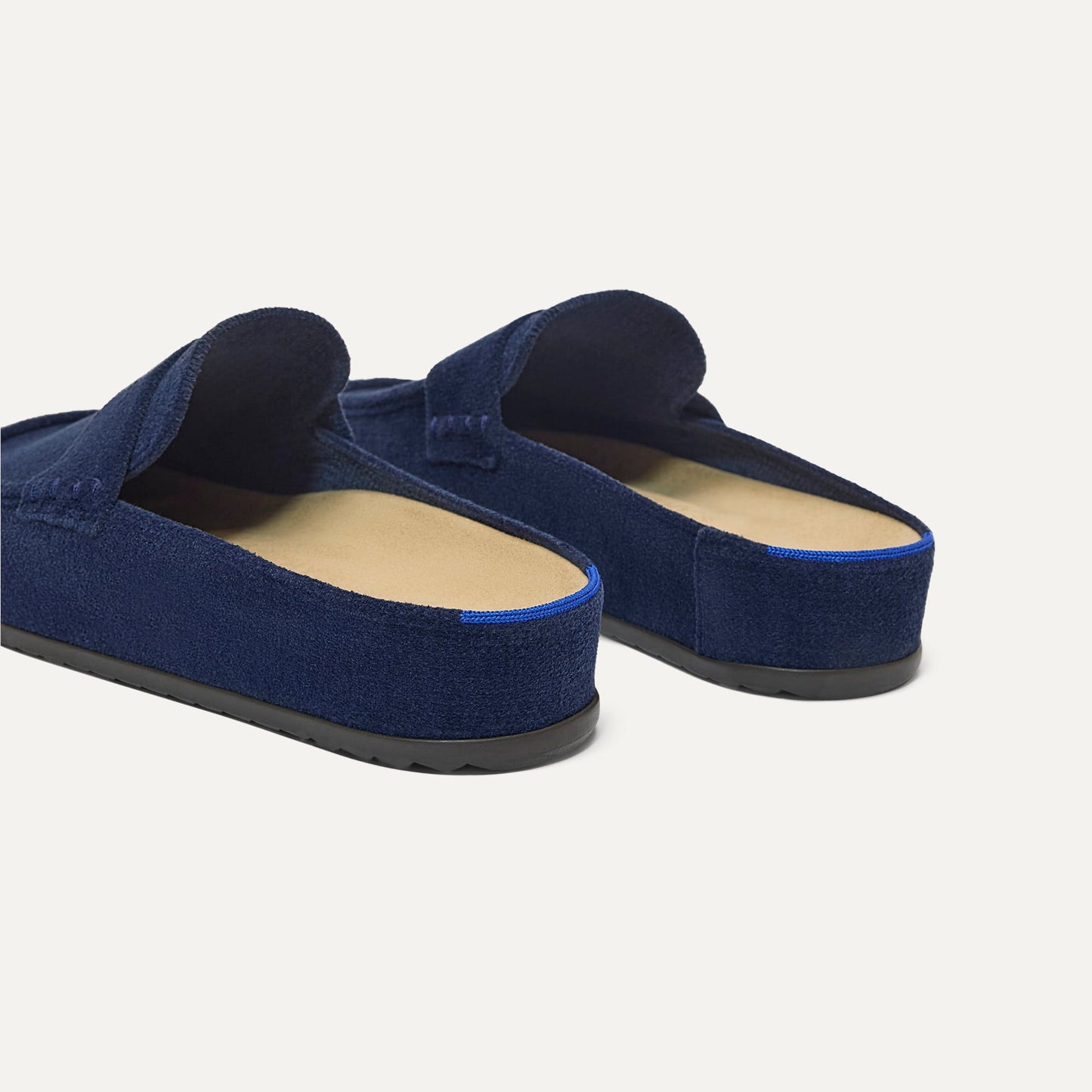 Rothy's Women's Penny Clog in ReVelvet™ Navy
