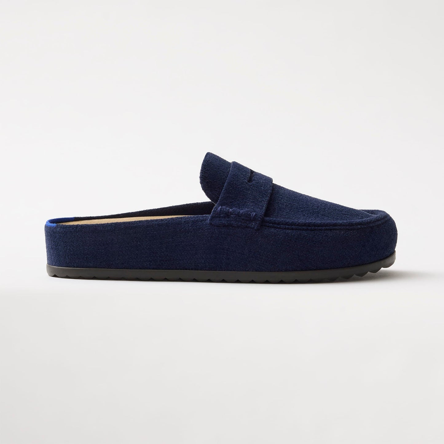 Rothy's Women's Penny Clog in ReVelvet™ Navy