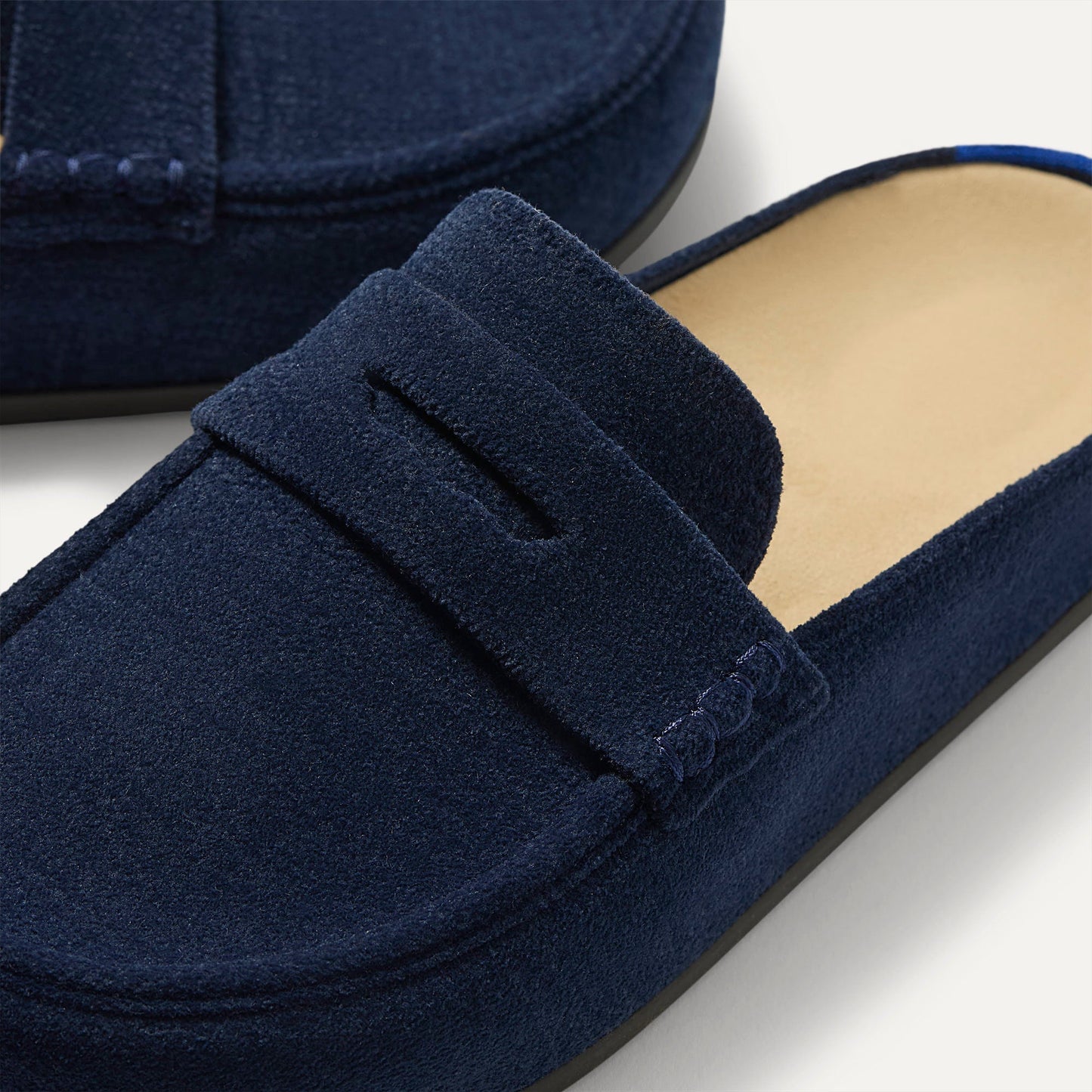 Rothy's Women's Penny Clog in ReVelvet™ Navy