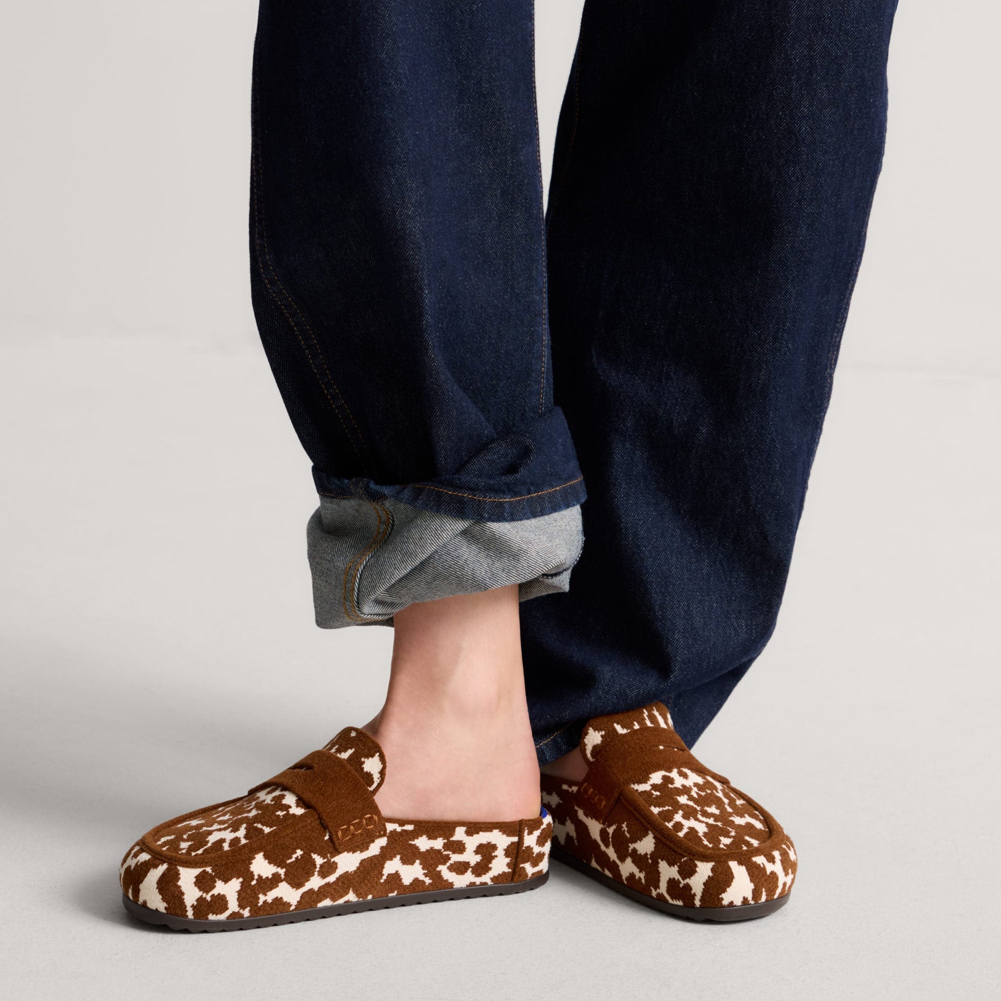Rothy's Women's Penny Clog in ReVelvet™ Rodeo Torte