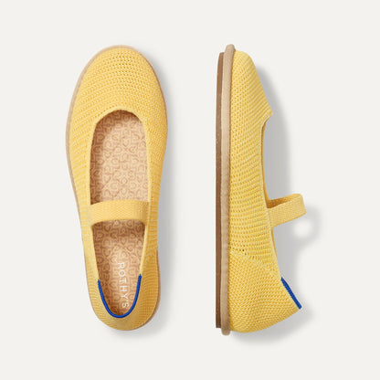 Rothy's Women's Cruiser Mary Jane in Sunbeam Raffia-Knit
