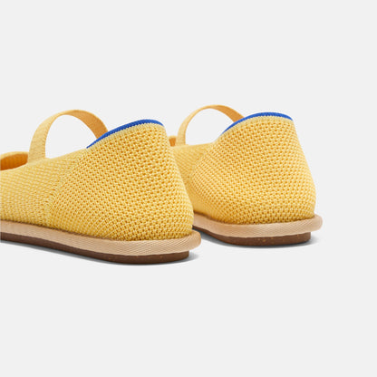 Rothy's Women's Cruiser Mary Jane in Sunbeam Raffia-Knit