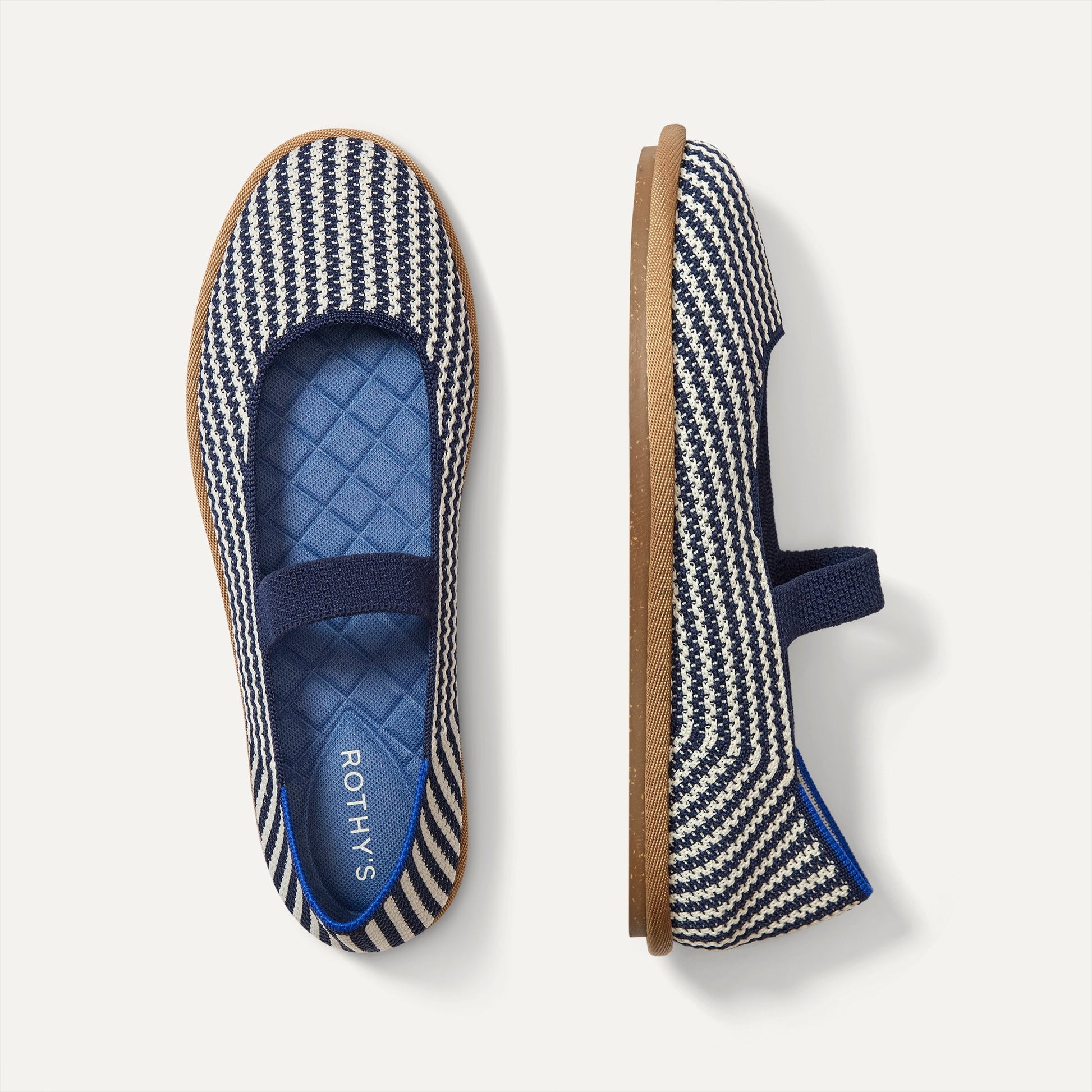 Rothy's Women's Cruiser Mary Jane in Blackberry Stripe