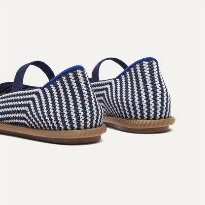 Rothy's Women's Cruiser Mary Jane in Blackberry Stripe