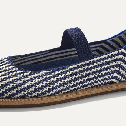 Rothy's Women's Cruiser Mary Jane in Blackberry Stripe