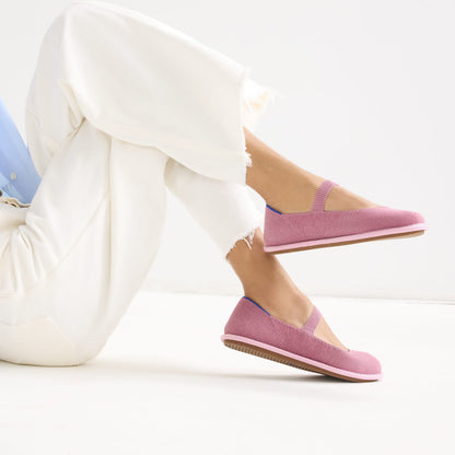 Rothy's Women's Cruiser Mary Jane in ReVelvet™ Lilac