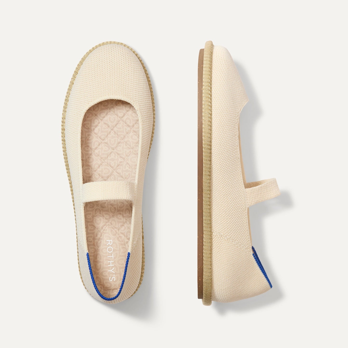 Rothy's Women's Cruiser Mary Jane in White Sand