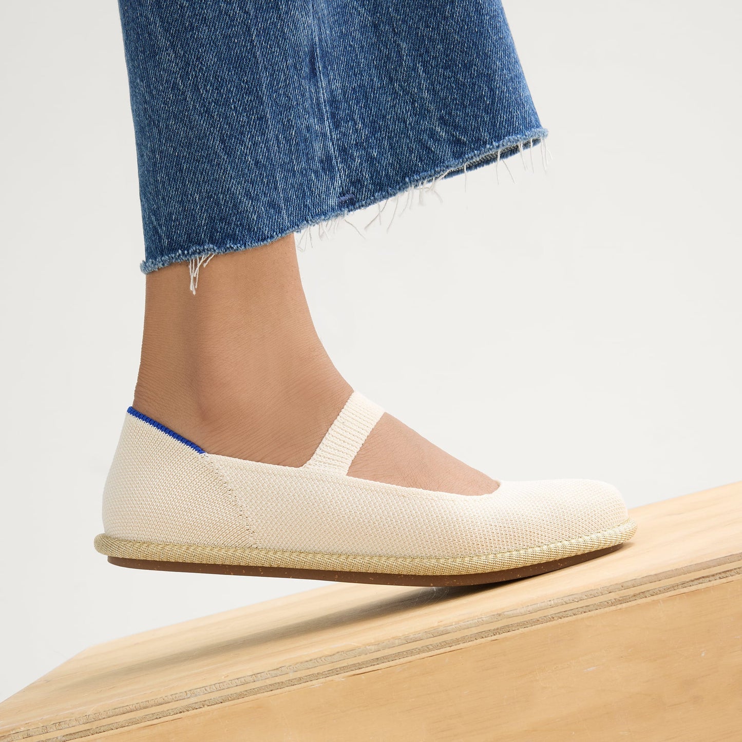 Rothy's Women's Cruiser Mary Jane in White Sand