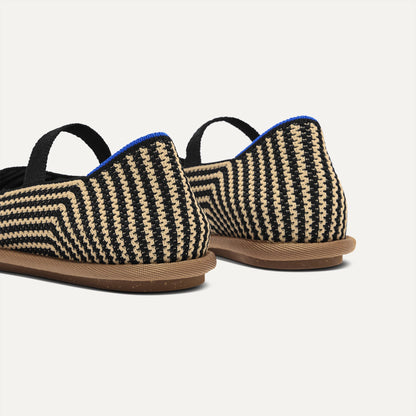 Rothy's Women's Cruiser Mary Jane in Toffee Stripe