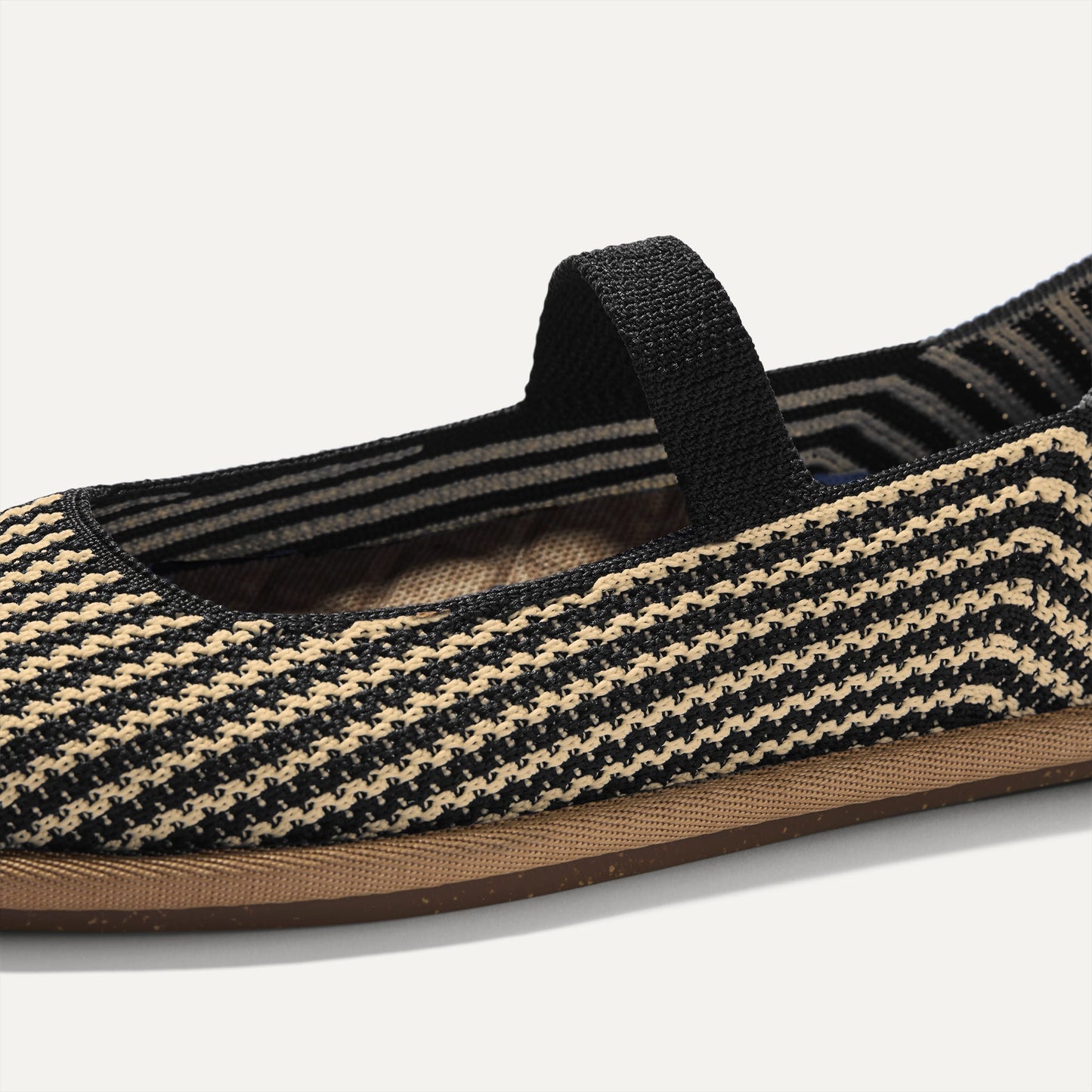 Rothy's Women's Cruiser Mary Jane in Toffee Stripe