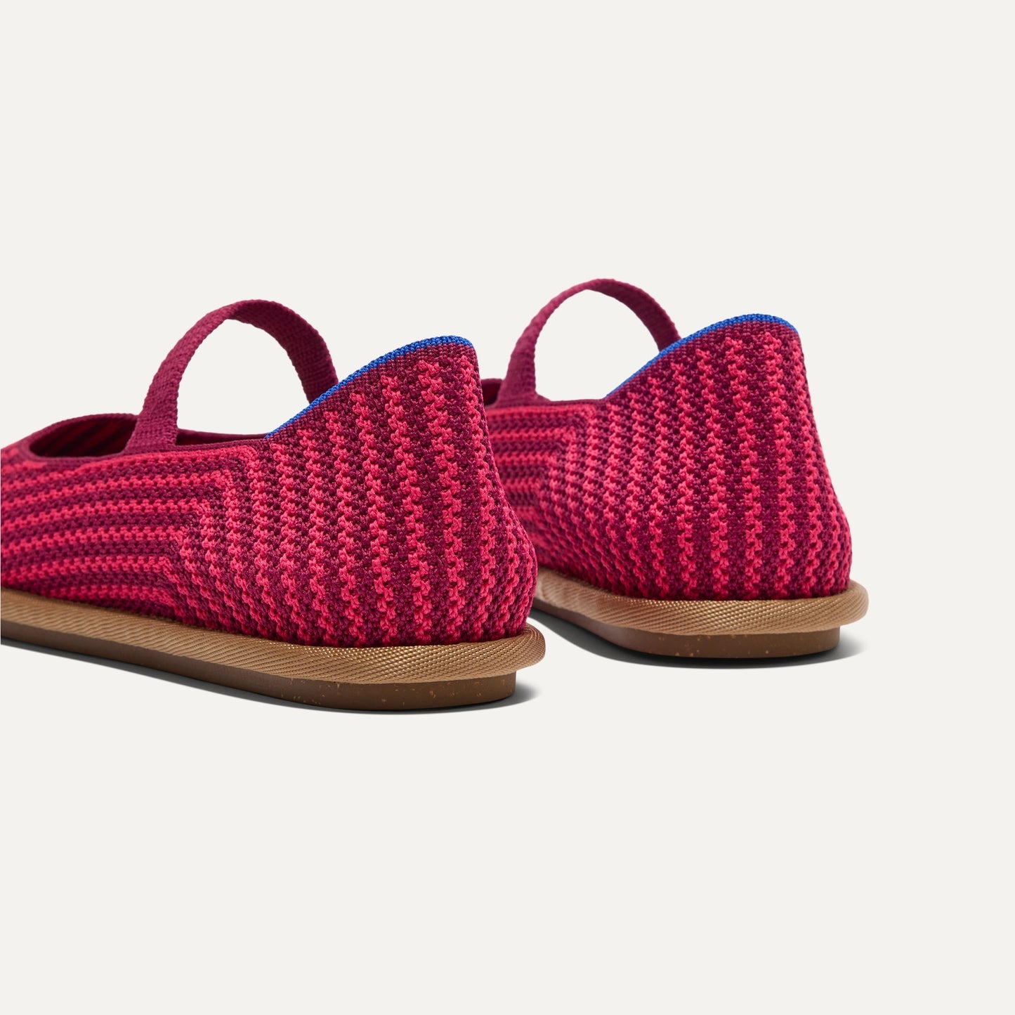 Rothy's Women's Cruiser Mary Jane in Raspberry Stripe