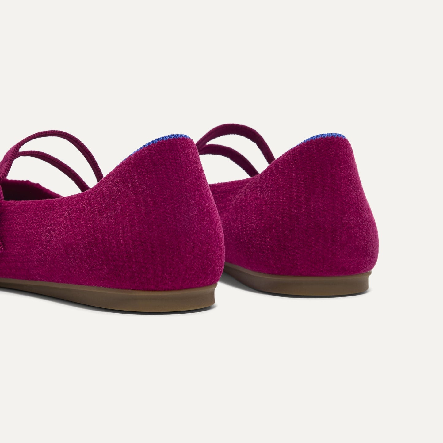 Rothy's The Double Buckle Mary Jane in ReVelvet™ Mulberry