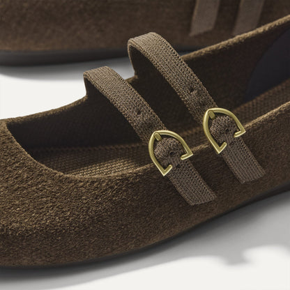 Rothy's The Double Buckle Mary Jane in ReVelvet™ Bistro